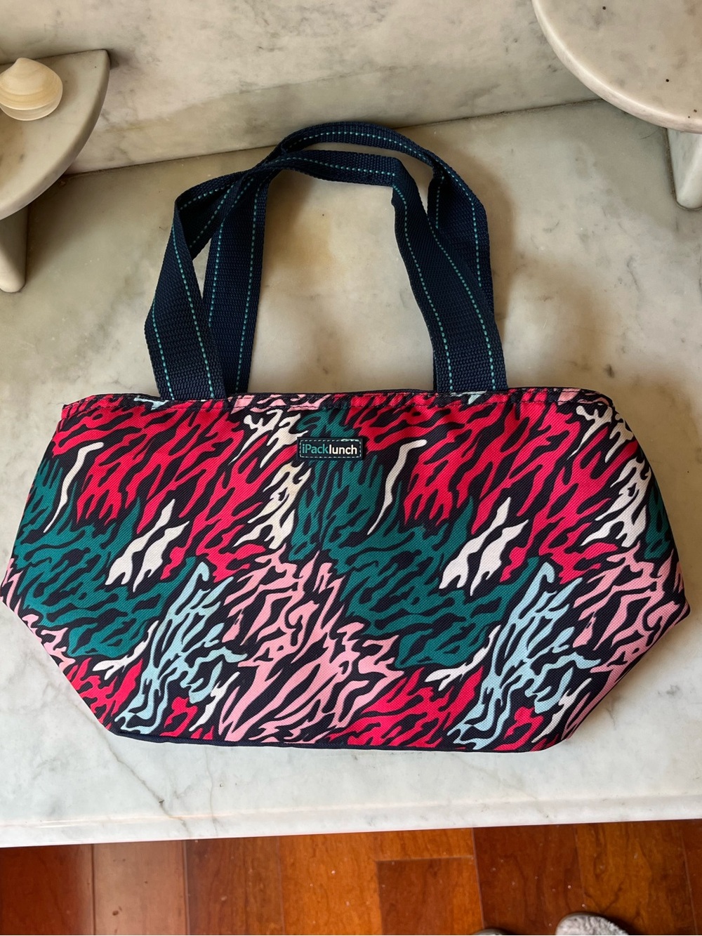 iPack Insulated Lunch Bag Colorful Zebra Print